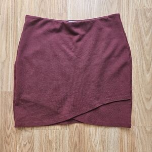 Sunday Best faux wrap mini skirt
